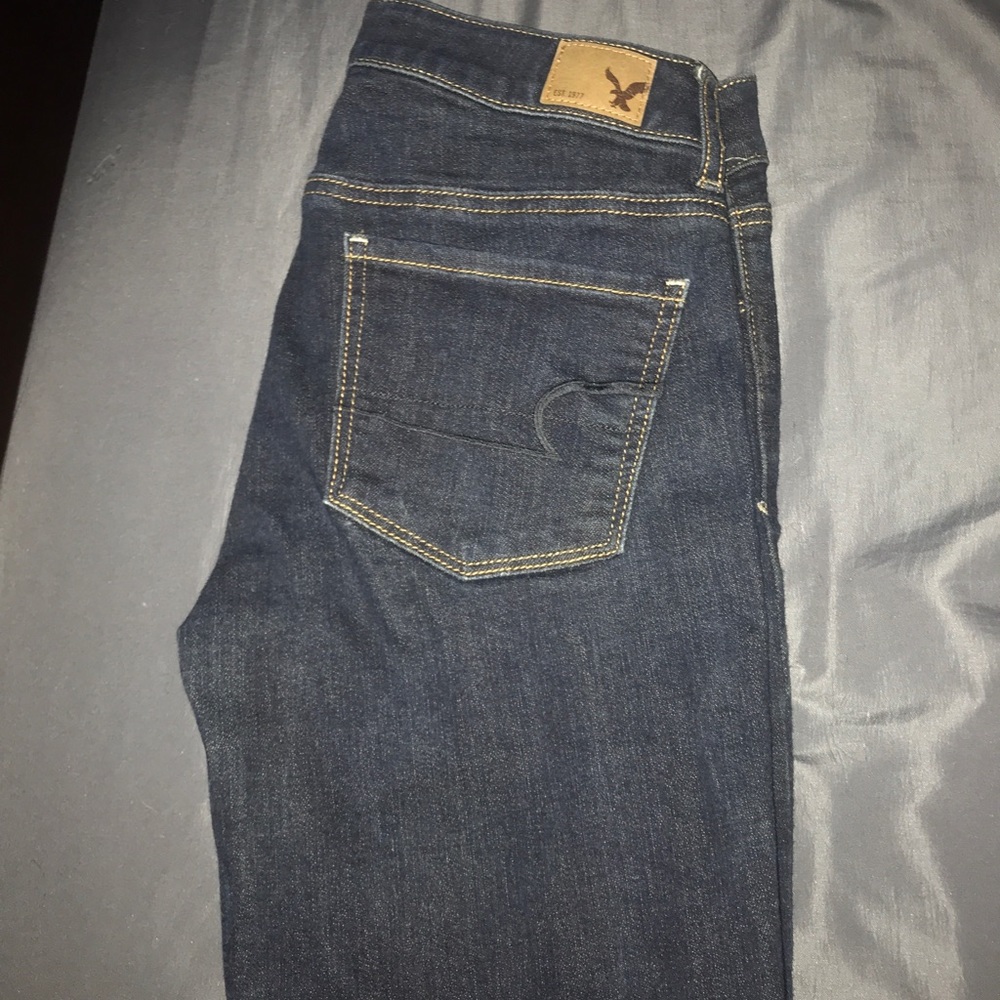 Dark demin skinny jeans